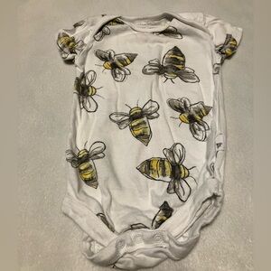Burt's Bees Baby Organic Cotton Onesie with Bee Pattern